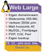 Web paket Large