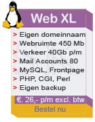 Web paket XL
